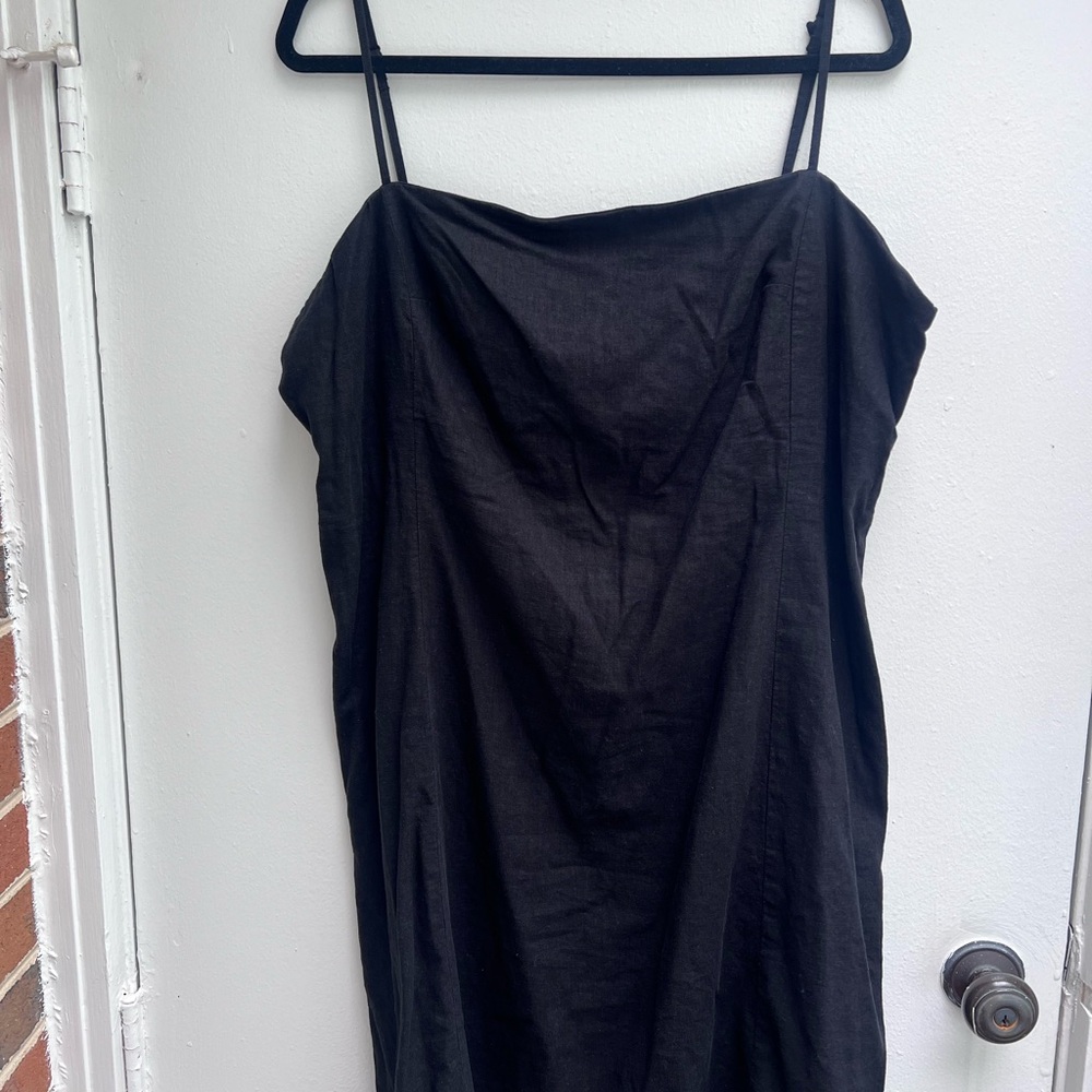 GAP Black Spaghetti Strap Dress